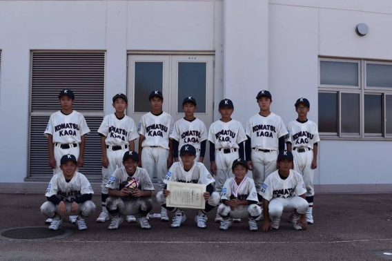 北陸中日新聞社旗争奪中学生硬式野球１年生交流大会開催！